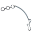 Collar and Dutch strap : Product:Hook iron necklace