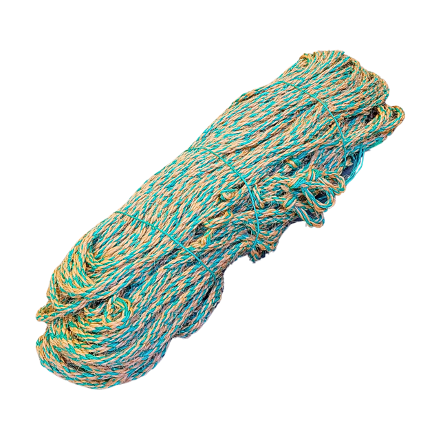 Ballots van 50 touwen in sisal en nylon voor het vastbinden van vee. Ballots van 50 touwen in sisal en nylon voor het vastbinden van vee.