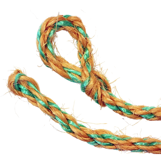 Ballots van 50 touwen in sisal en nylon voor het vastbinden van vee. Ballots van 50 touwen in sisal en nylon voor het vastbinden van vee.