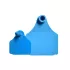 Bovine ear tag loop : Product:"Artag bleue par 100" translates to "Blue Artag by 100" in English.