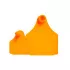 Bovine ear tag loop : Product:"Orange artwork per 100"