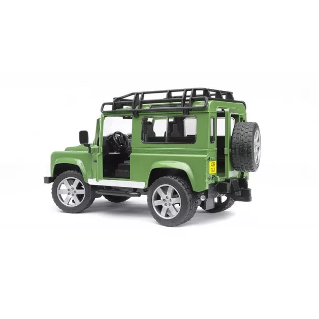 Jeep Land Rover Defender met aanhangwagen en speelgoedpaard Bruder 02592