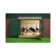 Wooden farms with stalls, stables, and Kids Globe shed