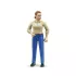 Bruder 1:16 toy figure : Model:Femme jean bleu