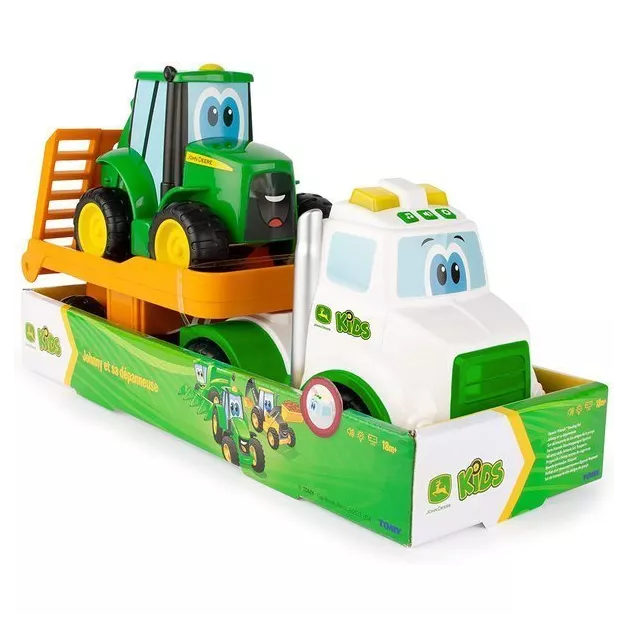 Ensemble de transport jouet 1er âge tracteur et camion