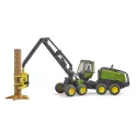 Jouet Bruder abatteur et transporteur forestier John Deere