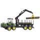 Jouet Bruder abatteuse et transporteur forestier John Deere