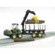 Jouet Bruder abatteur et transporteur forestier John Deere
