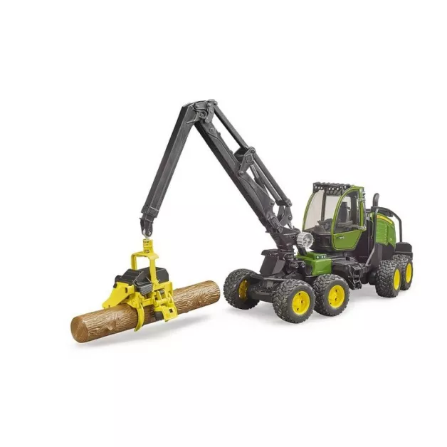 Jouet Bruder abatteur et transporteur forestier John Deere