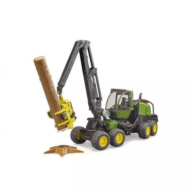 Jouet Bruder abatteuse et transporteur forestier John Deere