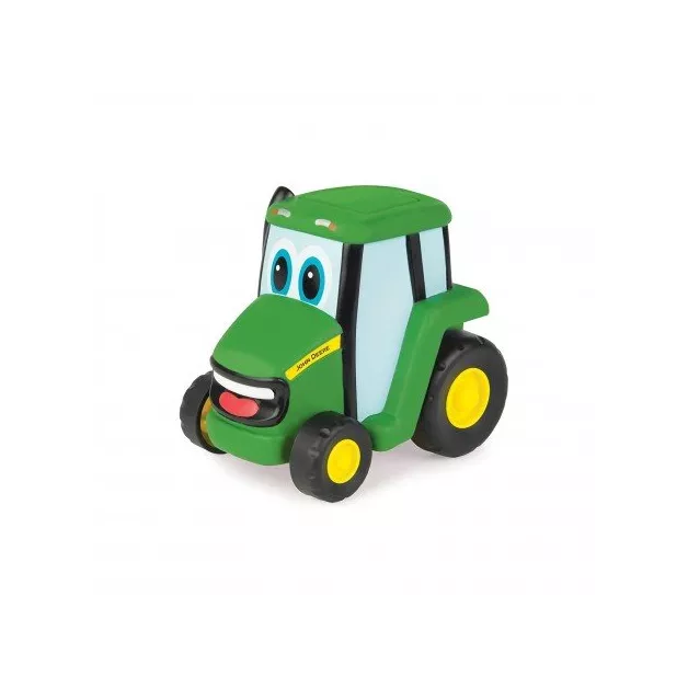 Johnny the tractor pushes rolls.