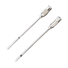 Stylet and milking probe. Stylet and milking probe.