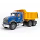 Construction truck with tipping trailer toy by Bruder