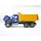 Construction truck with tipping trailer toy by Bruder
