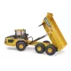 Construction truck with tipping trailer toy by Bruder