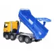 Construction truck with tipping trailer toy by Bruder