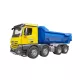 Construction truck with tipping trailer toy by Bruder