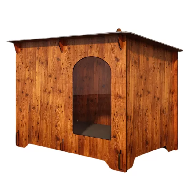 Shelter for dwarf goats in HPL