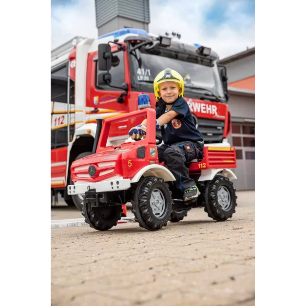 Unimog à pédales pour les enfants des 3 à 8 ans RollY Toys 