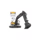 Remote-controlled tractors and cranes 1/16