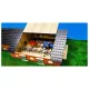 Wooden farms with stalls, stables, and Kids Globe shed