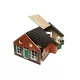Wooden farms with stalls, stables, and Kids Globe shed