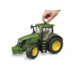 Tracteur jouet Bruder John Deere 7930 avec chargeur et remorque vert et jaune 03055