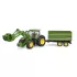 Tracteur jouet Bruder John Deere 7930 avec chargeur et remorque vert et jaune 03055 : Model:Tracteur avec chargeur et remorque