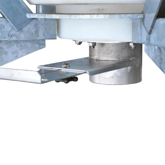 Voersilo op gegalvaniseerd chassis Voersilo op gegalvaniseerd chassis