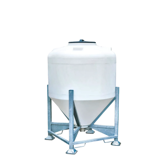 Silo à aliments sur châssis galvanisé