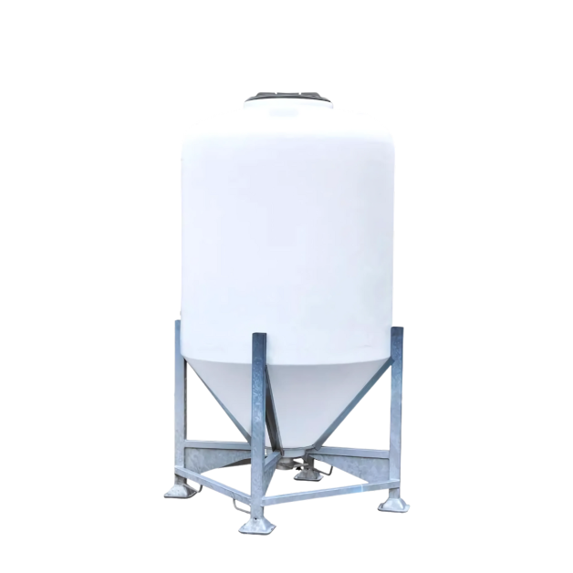 Silo à aliments sur châssis galvanisé