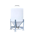Feed silo on galvanized frame : Capacity:1500 Liters