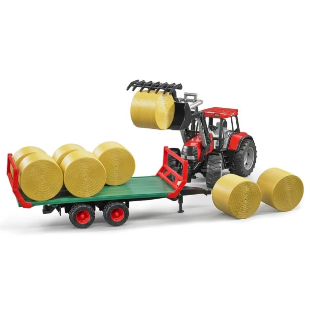 Remorque à balles rondes jouet Bruder 02220
