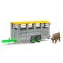 Remorque bétaillère avec vache jouet Bruder 02227