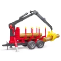 Remorque Forestière avec bras de chargement