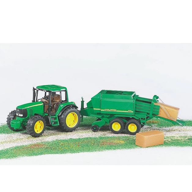 Presse à ballots carrés ou ronds John Deere – jouet Bruder