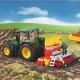Semoir avec herse rotative Pöttinger jouet Bruder 023478