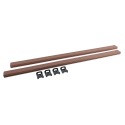 Set of 2 perches for chickens