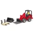 Mini chargeur jouet Bruder Schäffer 2034 rouge 02190 : Model:Schäffer avec figurine et accessoires