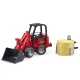 Mini chargeur jouet Bruder Schäffer 2034 rouge 02190