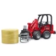 Mini chargeur jouet Bruder Schäffer 2034 rouge 02190