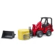 Mini chargeur jouet Bruder Schäffer 2034 rouge 02190
