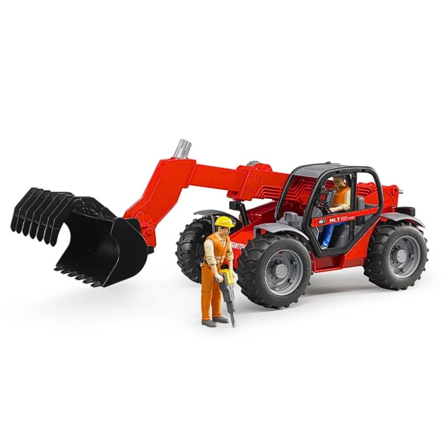 Manitou MLT 633 jouet Bruder rouge 02125 Manitou MLT 633 jouet Bruder rouge 02125