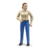 Figurine Homme et Femme : Modèle:Femme jean bleu