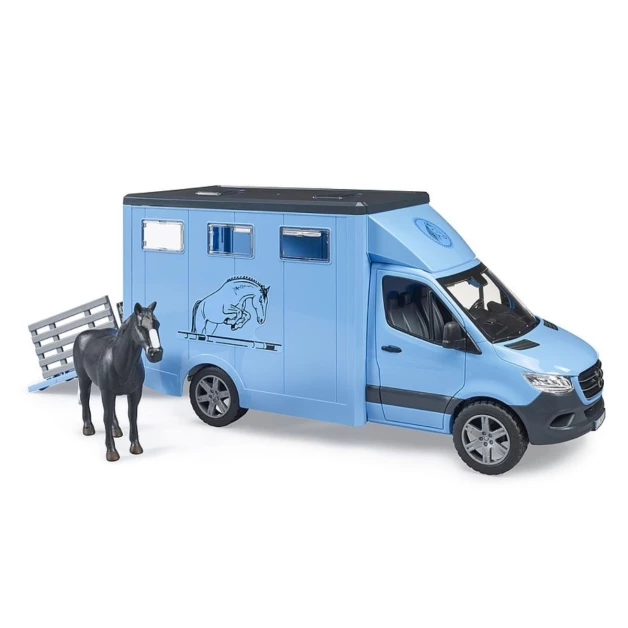 Camion Mercedes Sprinter transport cheval jouet Bruder 0253