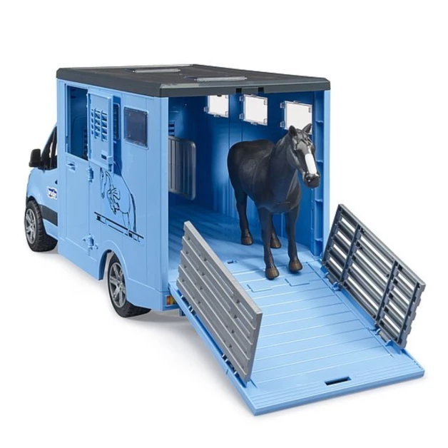 Camion Mercedes Sprinter transport cheval jouet Bruder 0253