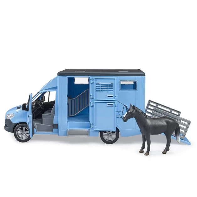 Camion Mercedes Sprinter transport cheval jouet Bruder 0253