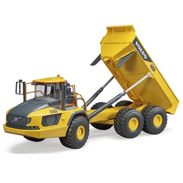 Construction truck with tipping trailer toy by Bruder
