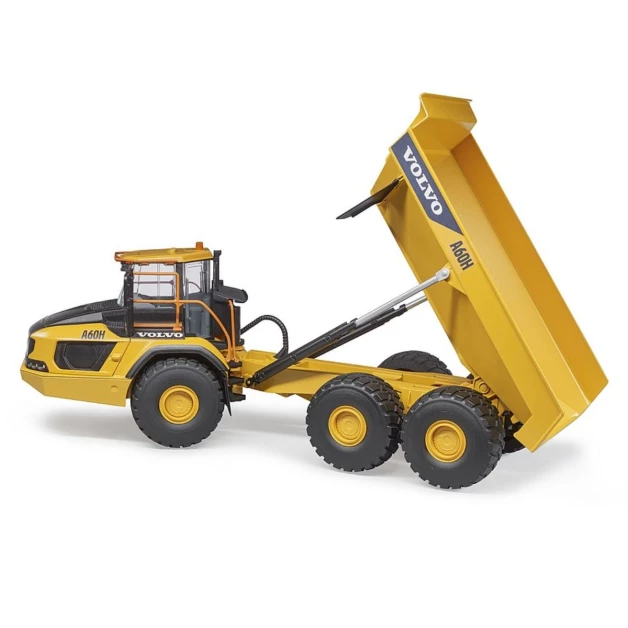 Construction truck with tipping trailer toy by Bruder