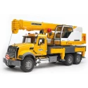 Camion Mack Granit avec grue Liebherr intégrée jouet Bruder